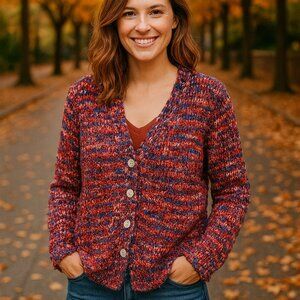 MARC NEW YORK Chunky Oversized Textured Cardigan